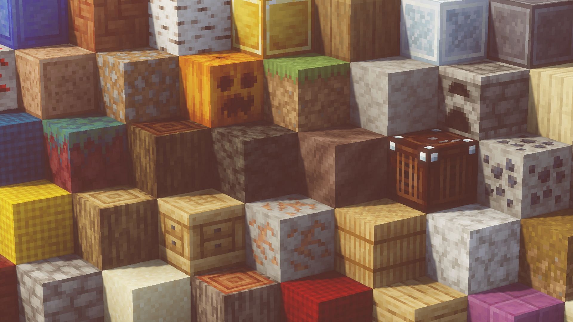 The rustic-styled blocks of the Jicklus Minecraft texture pack (Image via Jicklus/CurseForge)