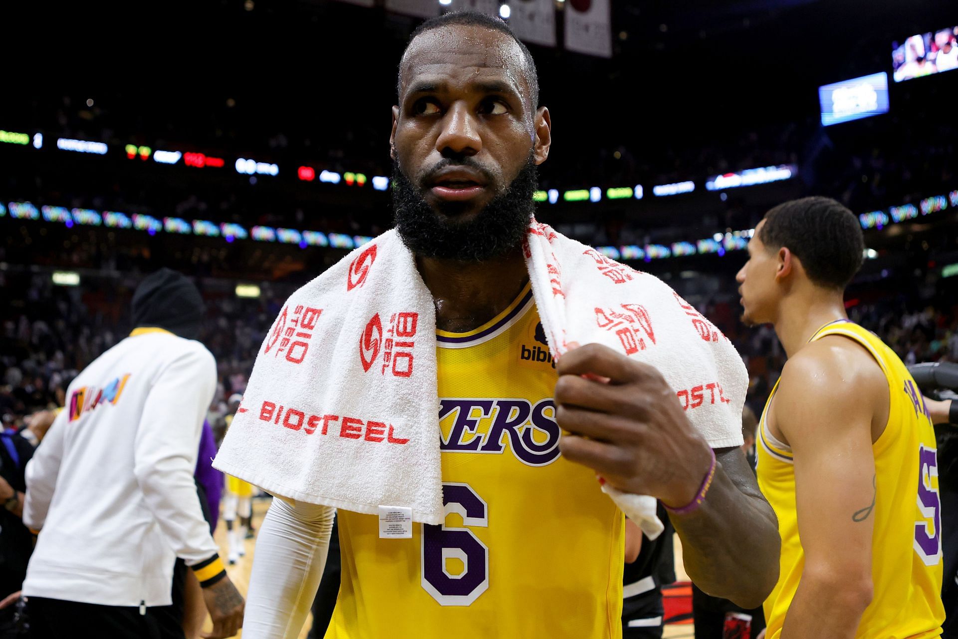 LeBron James hinting at roster changes on the Lakers