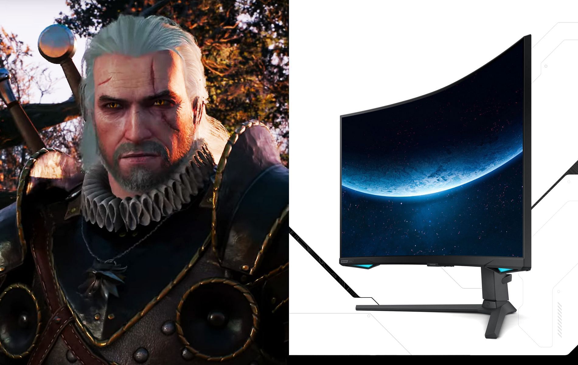 Take your Witcher 3 experience to the next level with these great 4K displays (Images via CD Projekt RED/Samsung)
