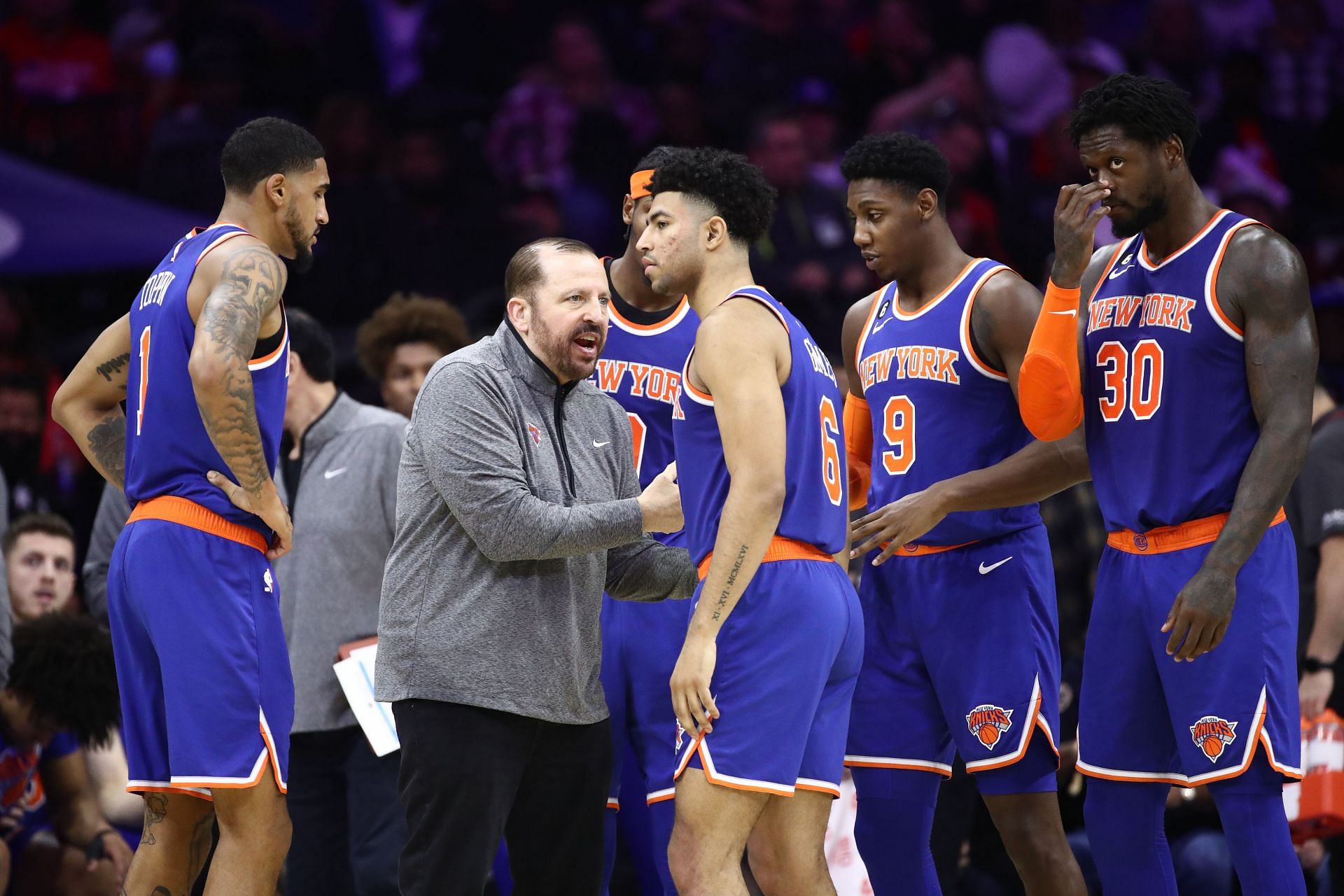 New York Knicks v Philadelphia 76ers