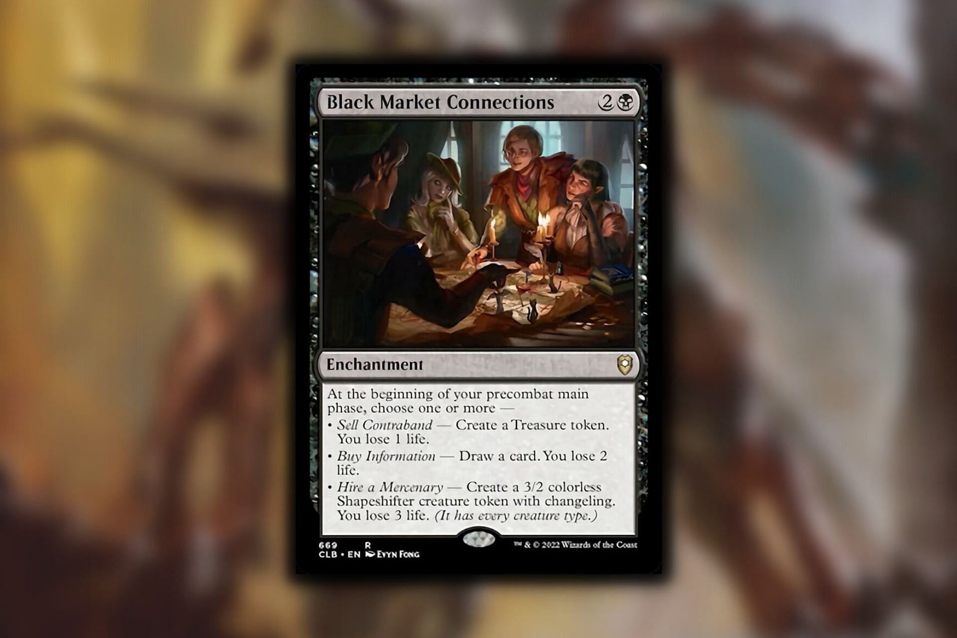 Black Market Connections in Magic: The Gathering (Image via Wizards of the Coast)