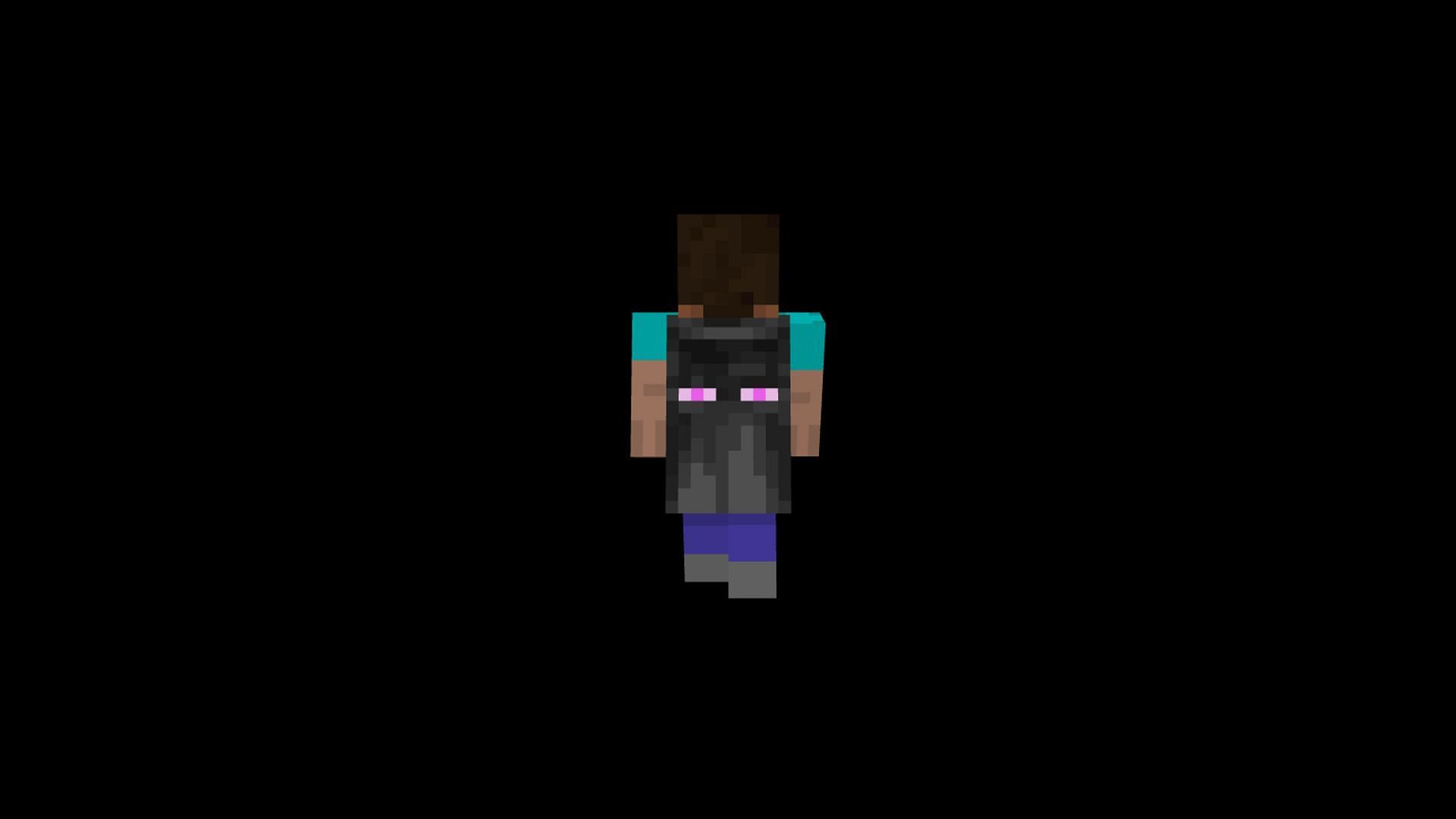 Those who attended Minecon in 2016 received the special Enderman cape (Image via Minecraft Wiki)