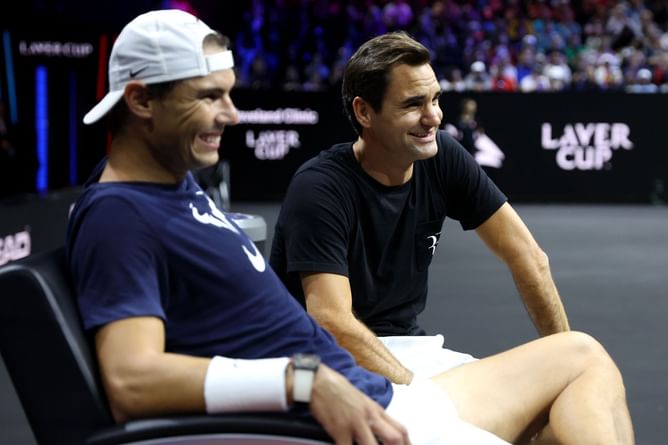 "If that didn't put a tear in your eye" - Tennis journalist reveals his image of the year in tennis ft. Nadal and Federer