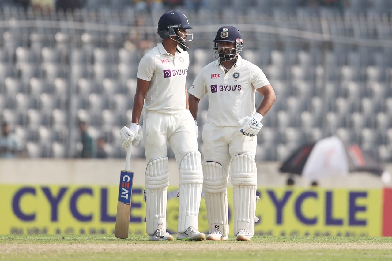 Shreyas Iyer and Rishabh Pant are yet to bat in India
