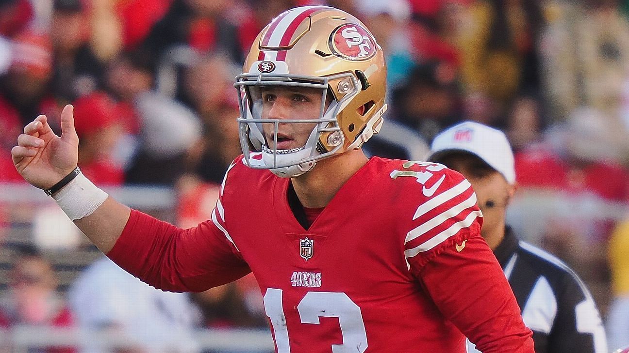 Who is the San Francisco 49ers' starting QB against the Seahawks tonight?