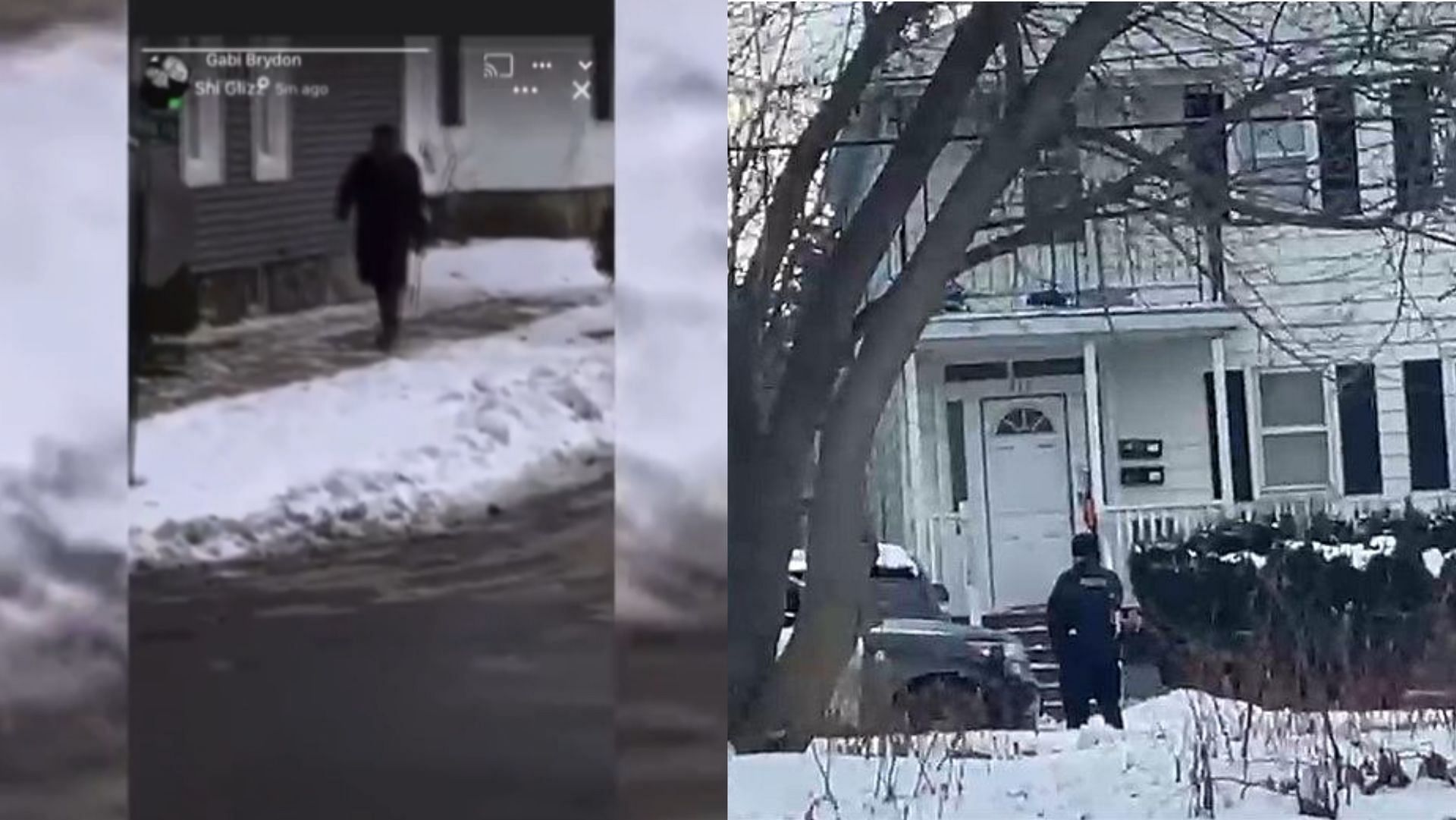 Man roaming around the streets with a machete in hand in Utica was arrested on Tuesday, from his house. (Image via Youtube/Jeff Monaski)