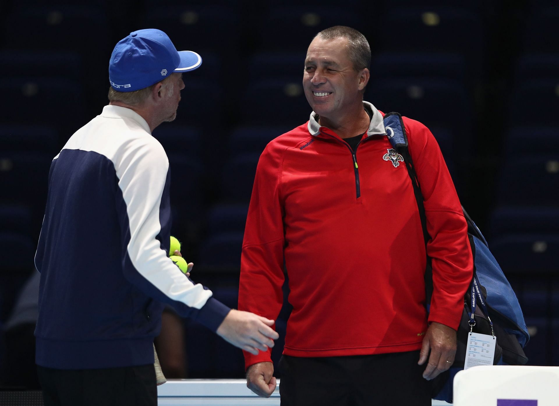 Ivan Lendl (R) and Boris Becker coached Andy Murray and Novak Djokovic respectively.