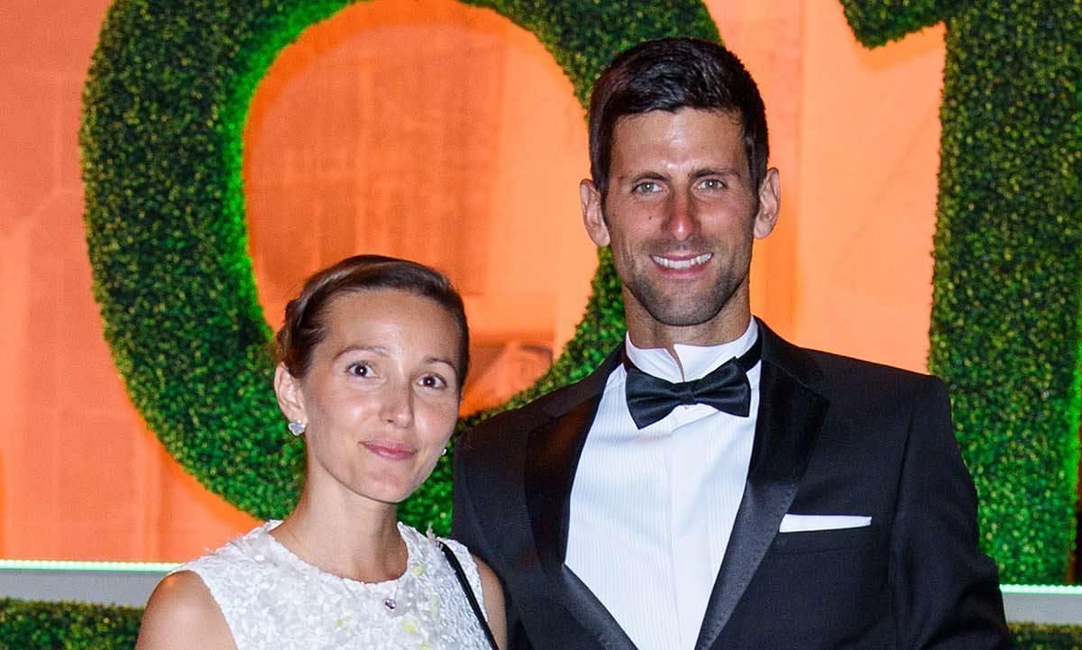 Novak Djokovic&#039;s pregnant bride Jelena looked glowing for islet wedding &ndash;  inside | HELLO!