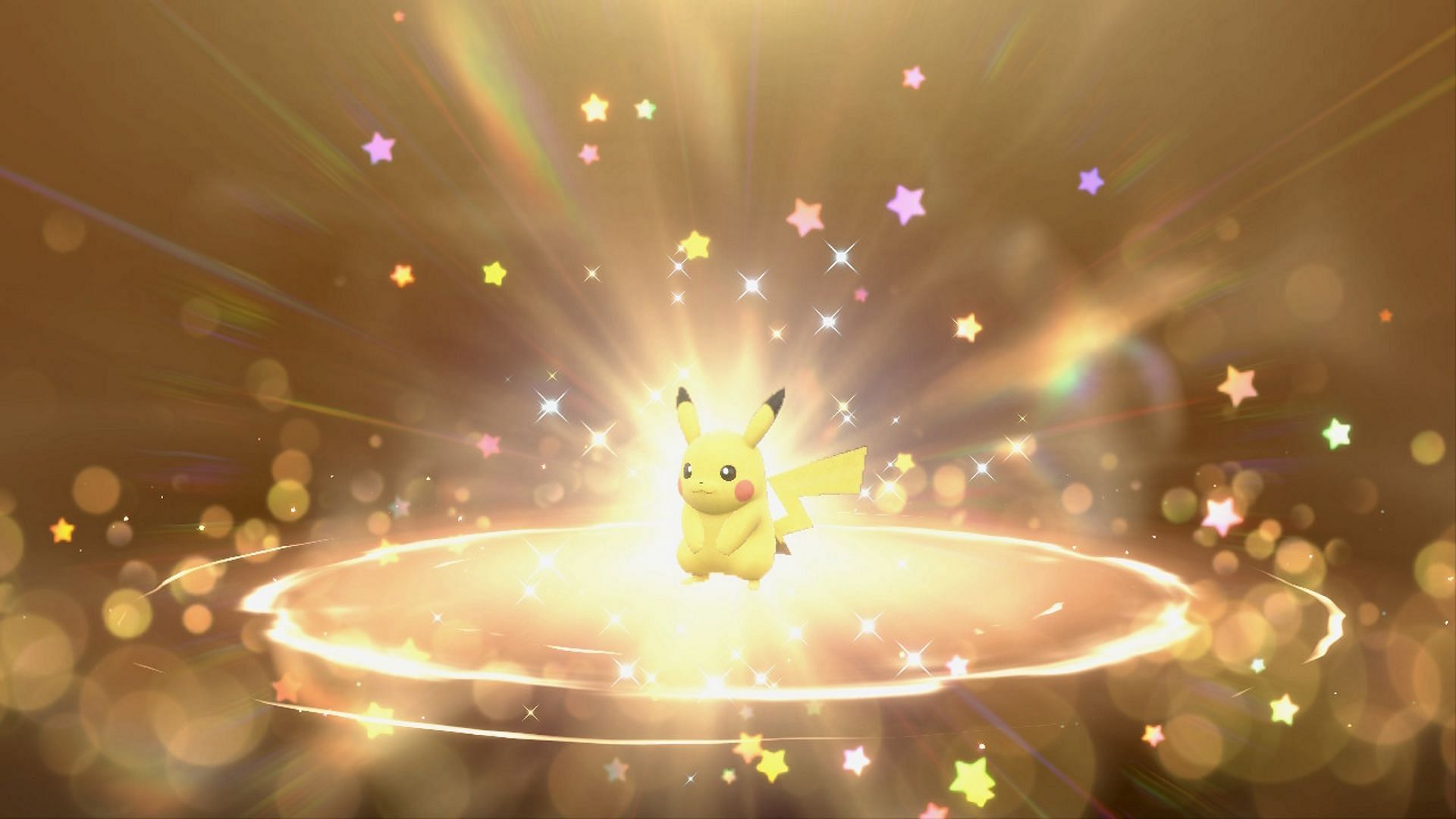 You should see a screen like this one when claiming the free Pikachu (Image via Game Freak)