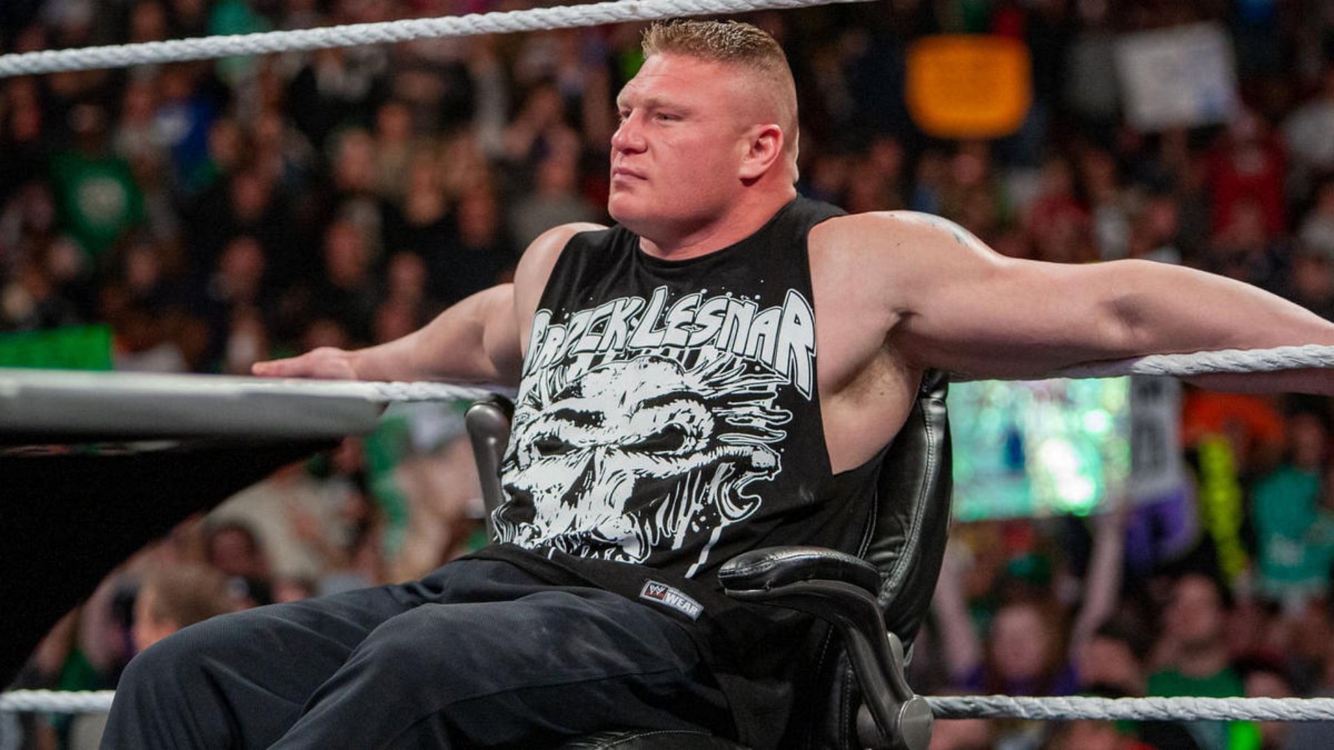 Brock Lesnar is a 10-time WWE world champion.