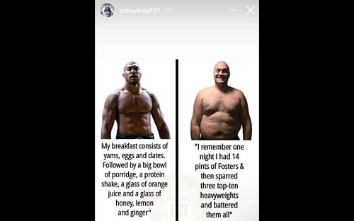 [Image via Tyson Fury's Instagram Story].