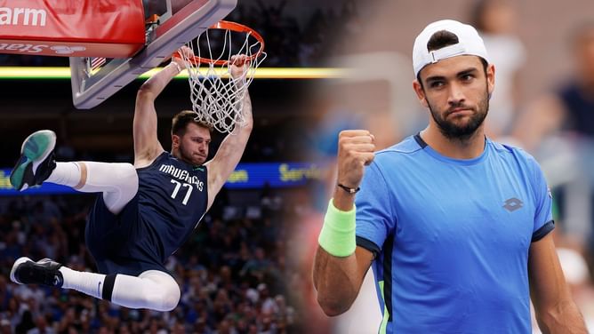 Matteo Berrettini in awe of Luka Doncic leading the Dallas Mavericks to glory against the New York Knicks with a historic performance