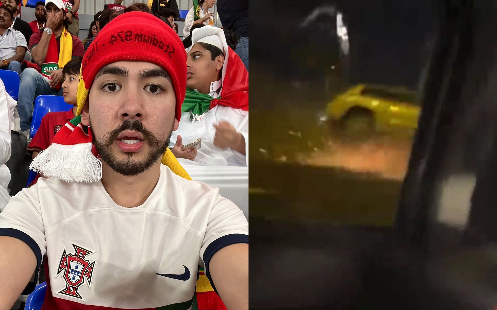 Castro1021 was involved in a car accident during a livestream on December 8, 2022 (Image via Sportskeeda)