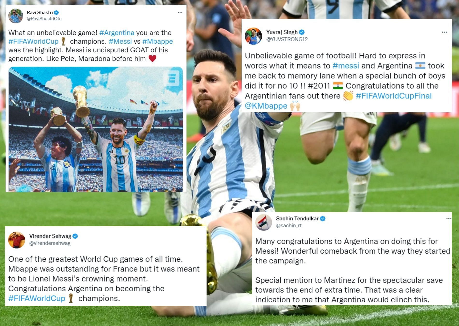 Lionel Messi: Argentina star reacts to 'spectacular' win to make World Cup  final