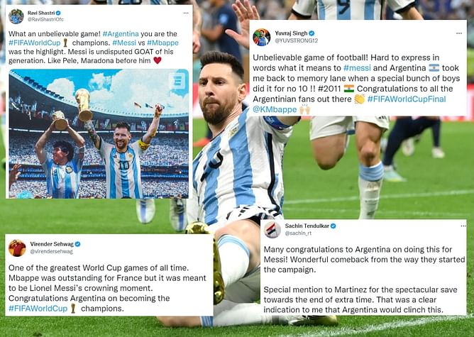 “Some things are written in the stars” - Indian cricketers hail Lionel Messi as Argentina win FIFA World Cup 2022 after epic final