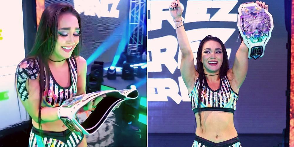 Roxanne Perez is the new champion!