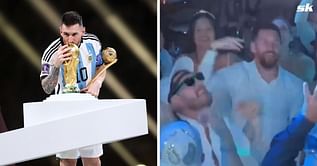 Lionel Messi seen enjoying niece's birthday and signing his favorite World Cup song - 'Land of Diego and Lionel' (WATCH)