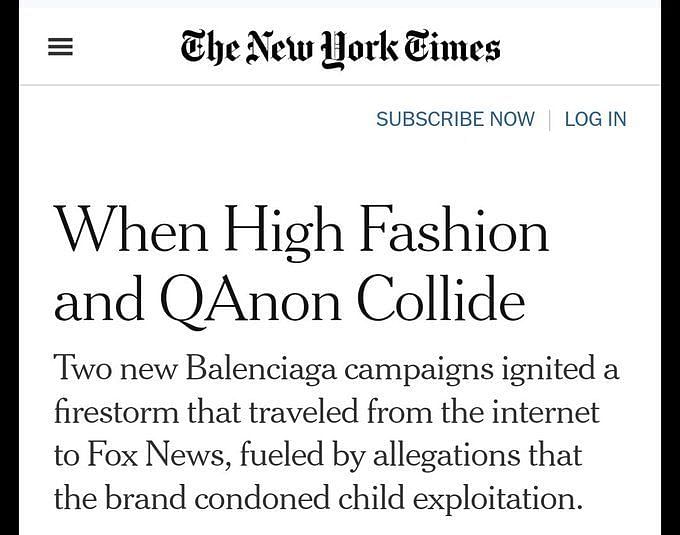 What to Know About Balenciaga's Campaign Controversy - The New York Times