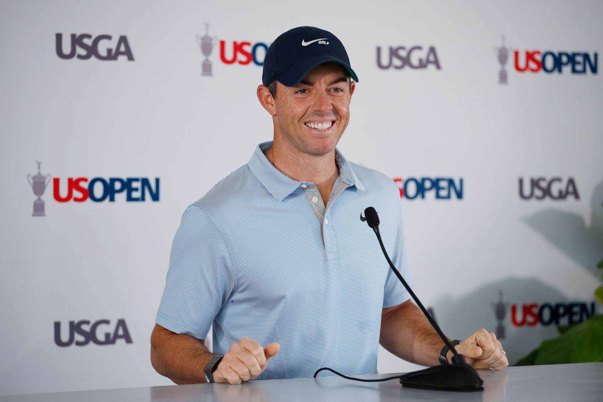 Rory McIlroy at the US Open (Image via Cliff Hawkins/Getty Images)