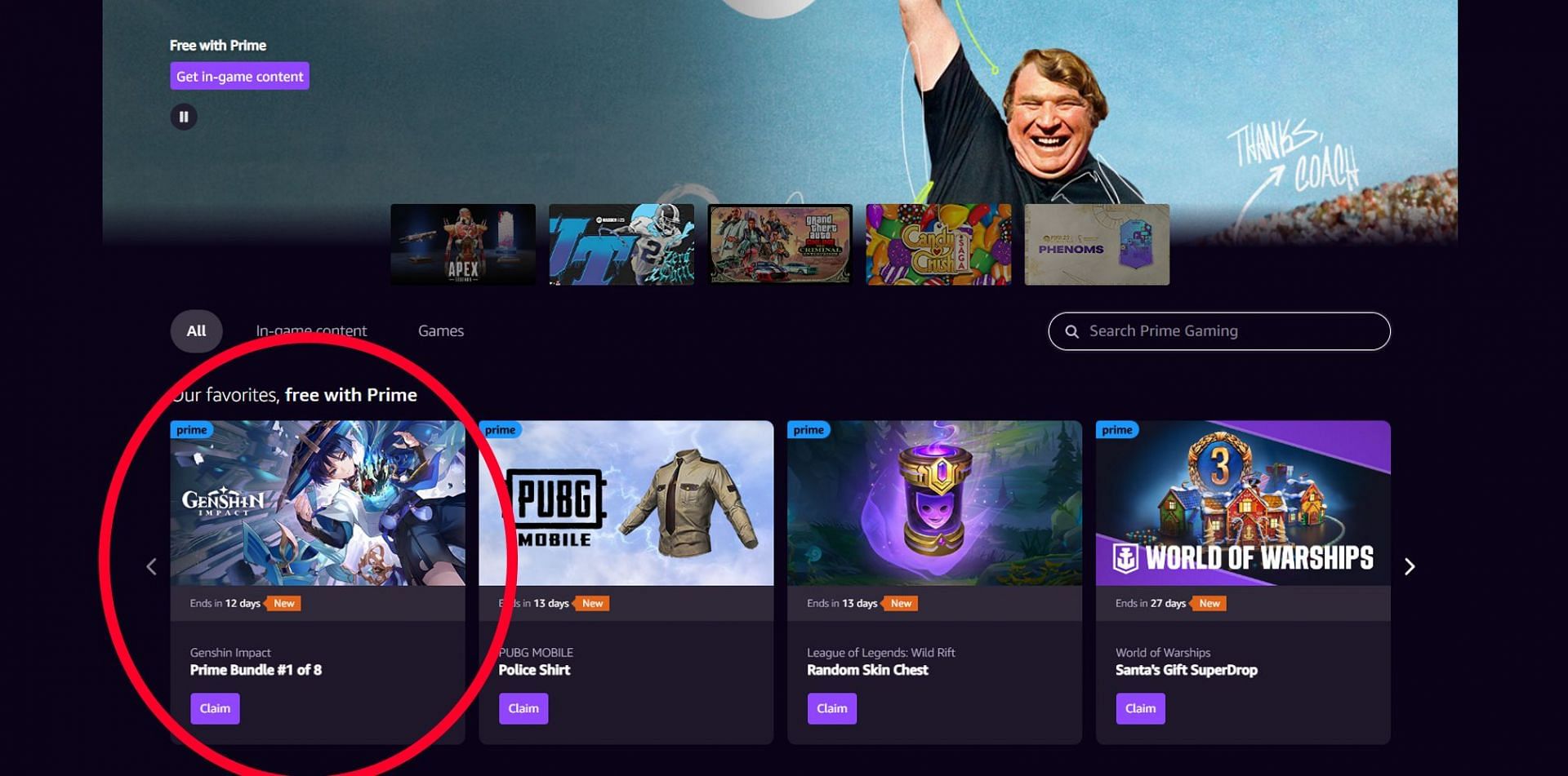 prime gaming genshin|TikTok Search
