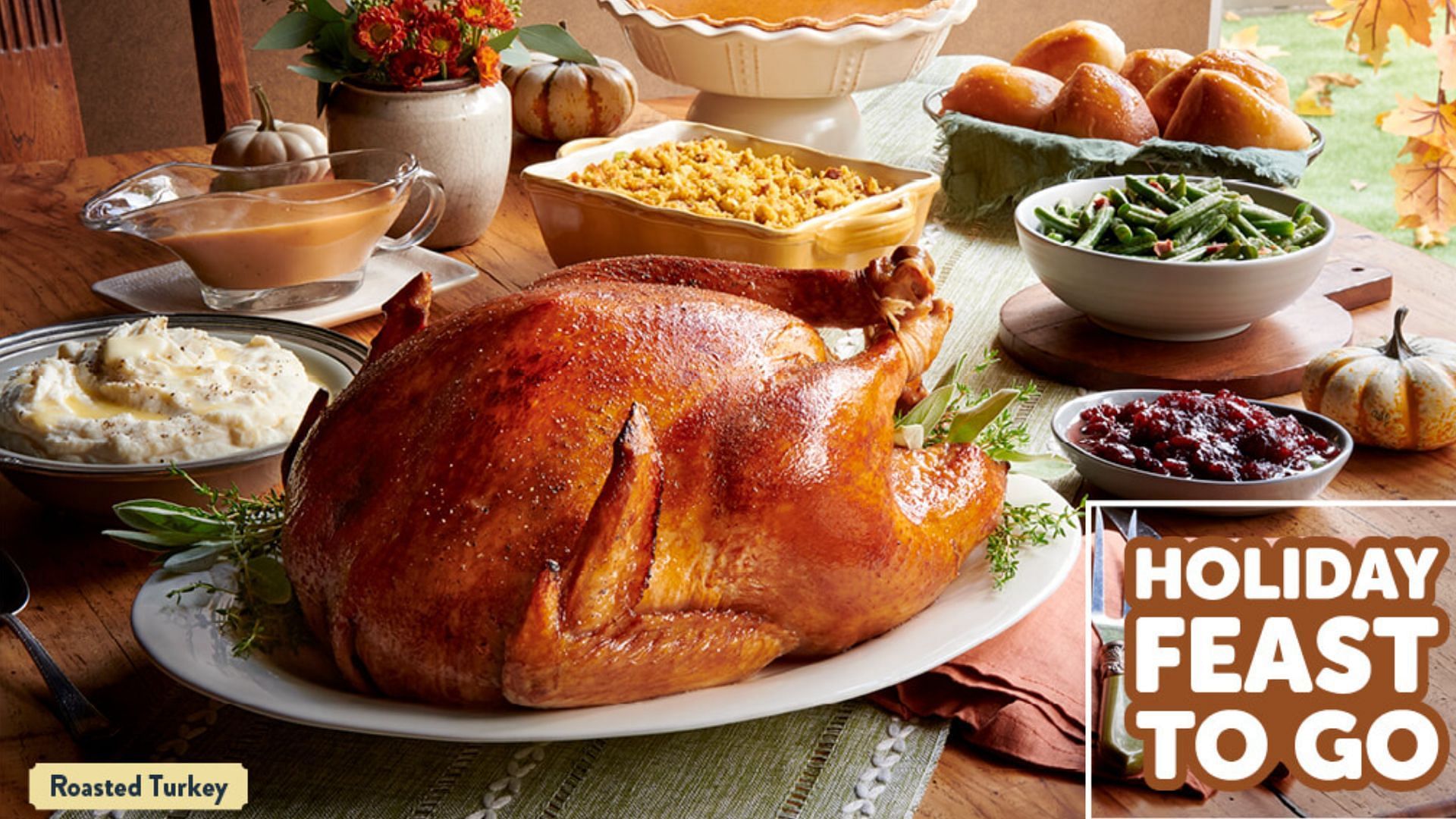 Whole Roasted Turkey Meal (Image via Golden Corral)