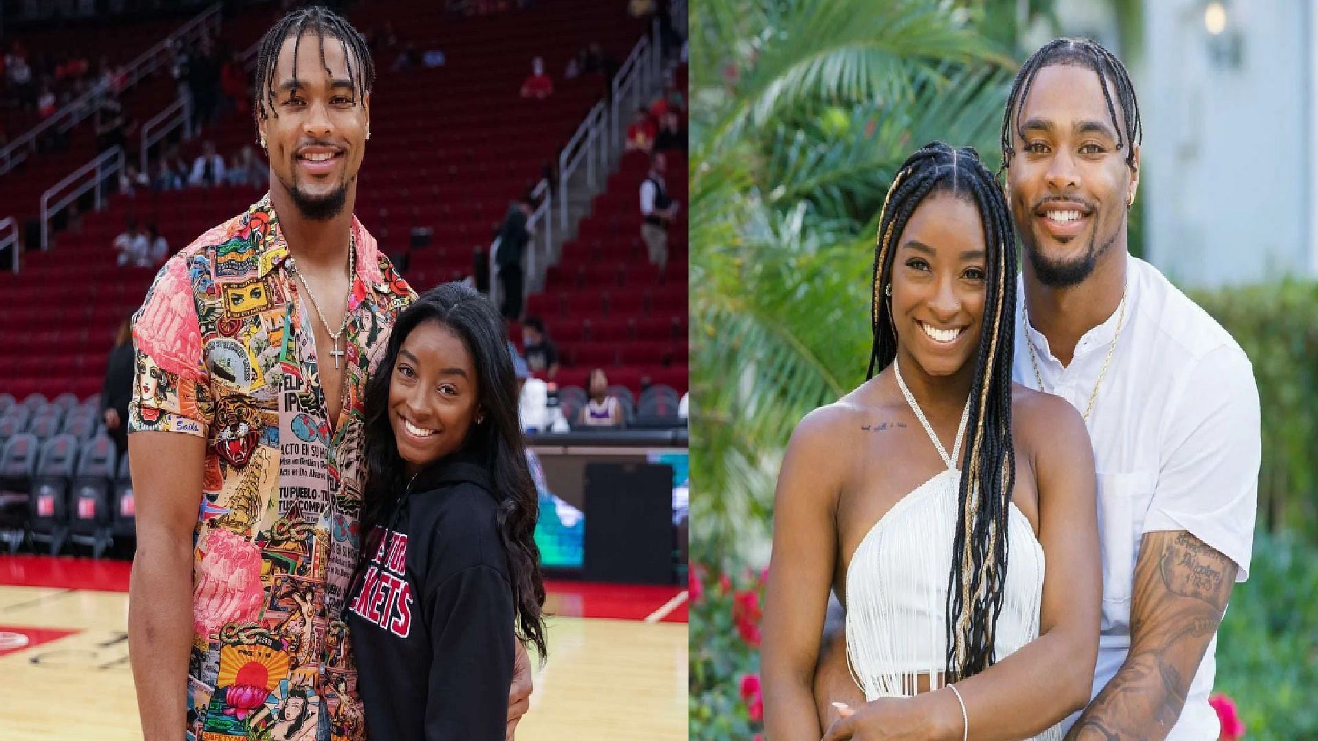 simone biles and jonathan owens together