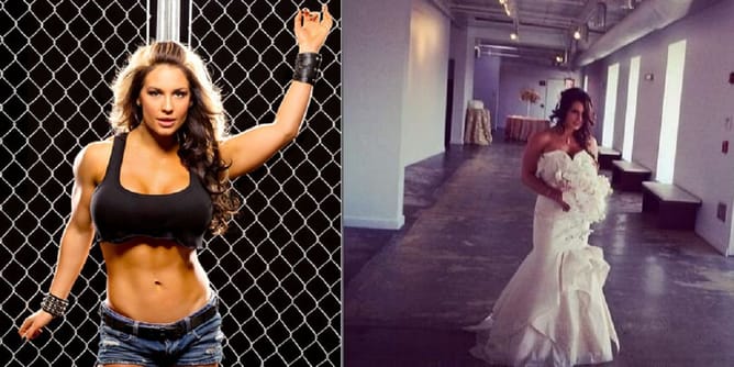 Video: Former WWE Divas Champion Kaitlyn announces that she's married for a second time