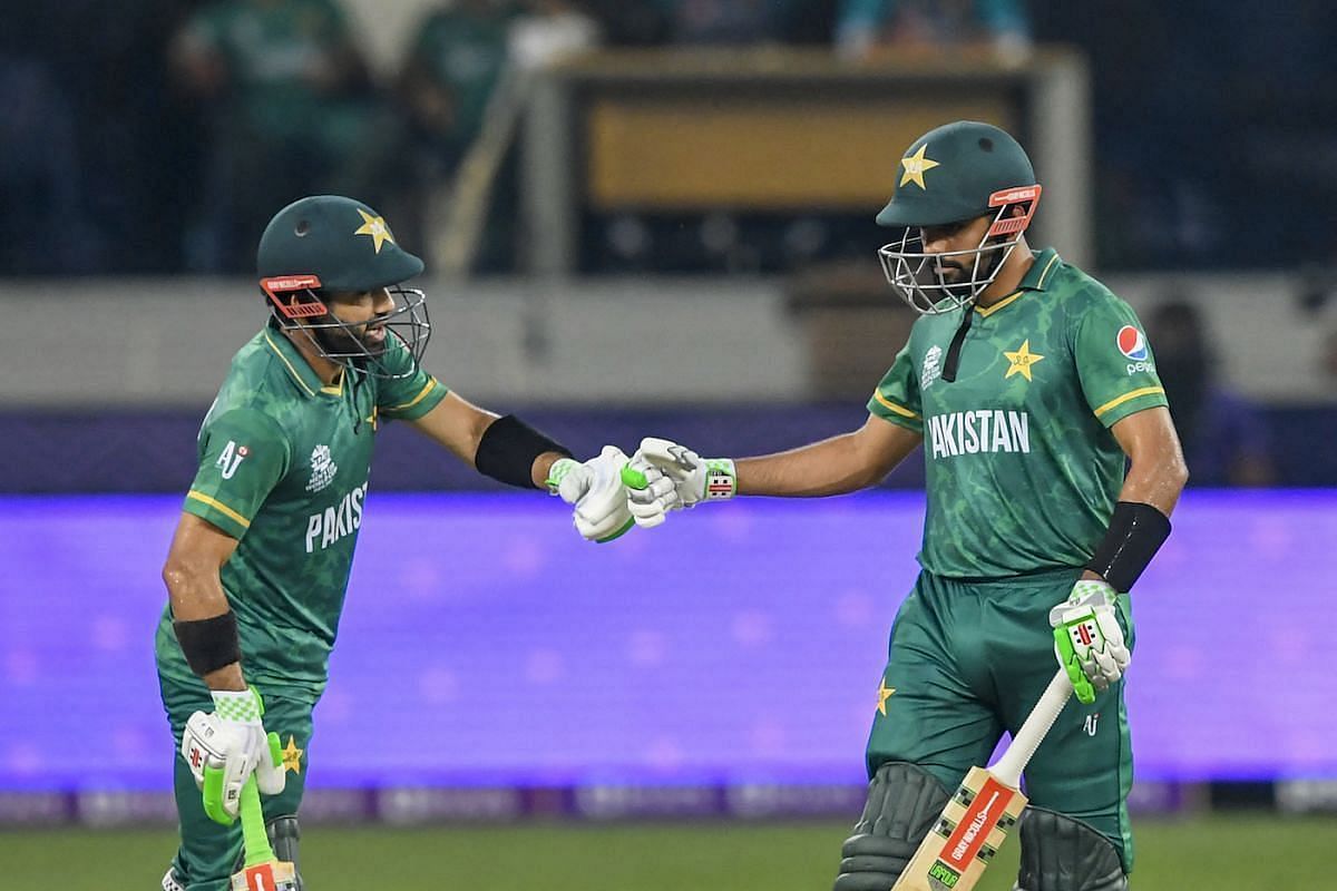 रिजवान और बाबर की जोड़ी ने  पाकिस्तान को ऐतिहासिक जीत दिलाई थी