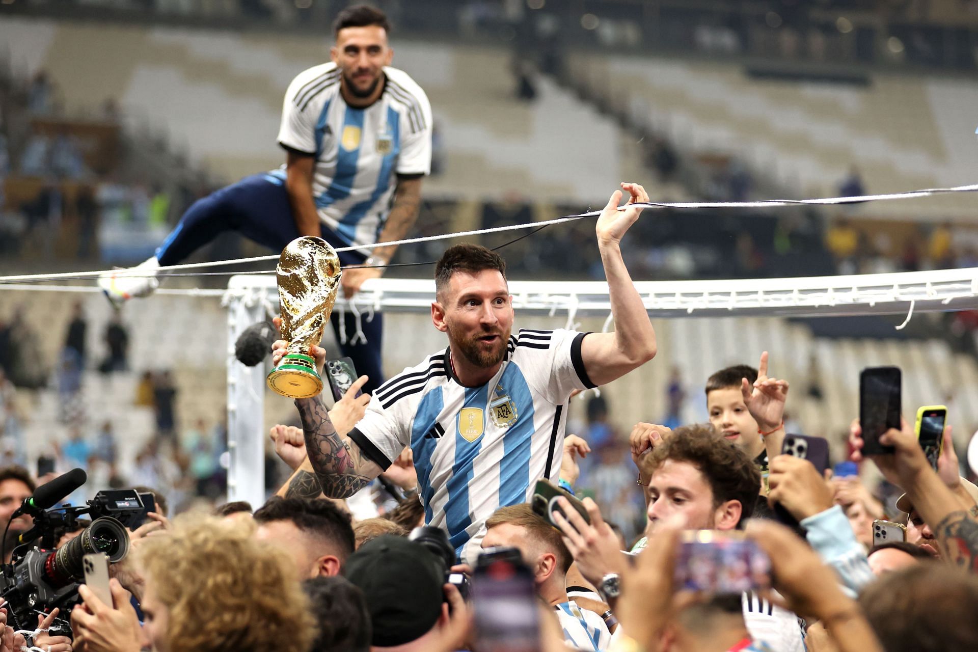 England duo laud the Argentina great.