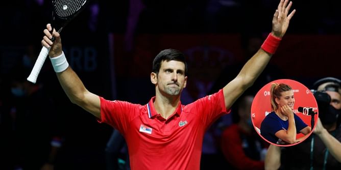 "The master at work" - Eugenie Bouchard expresses admiration for Novak Djokovic after witnessing the Serb in action at the World Tennis League