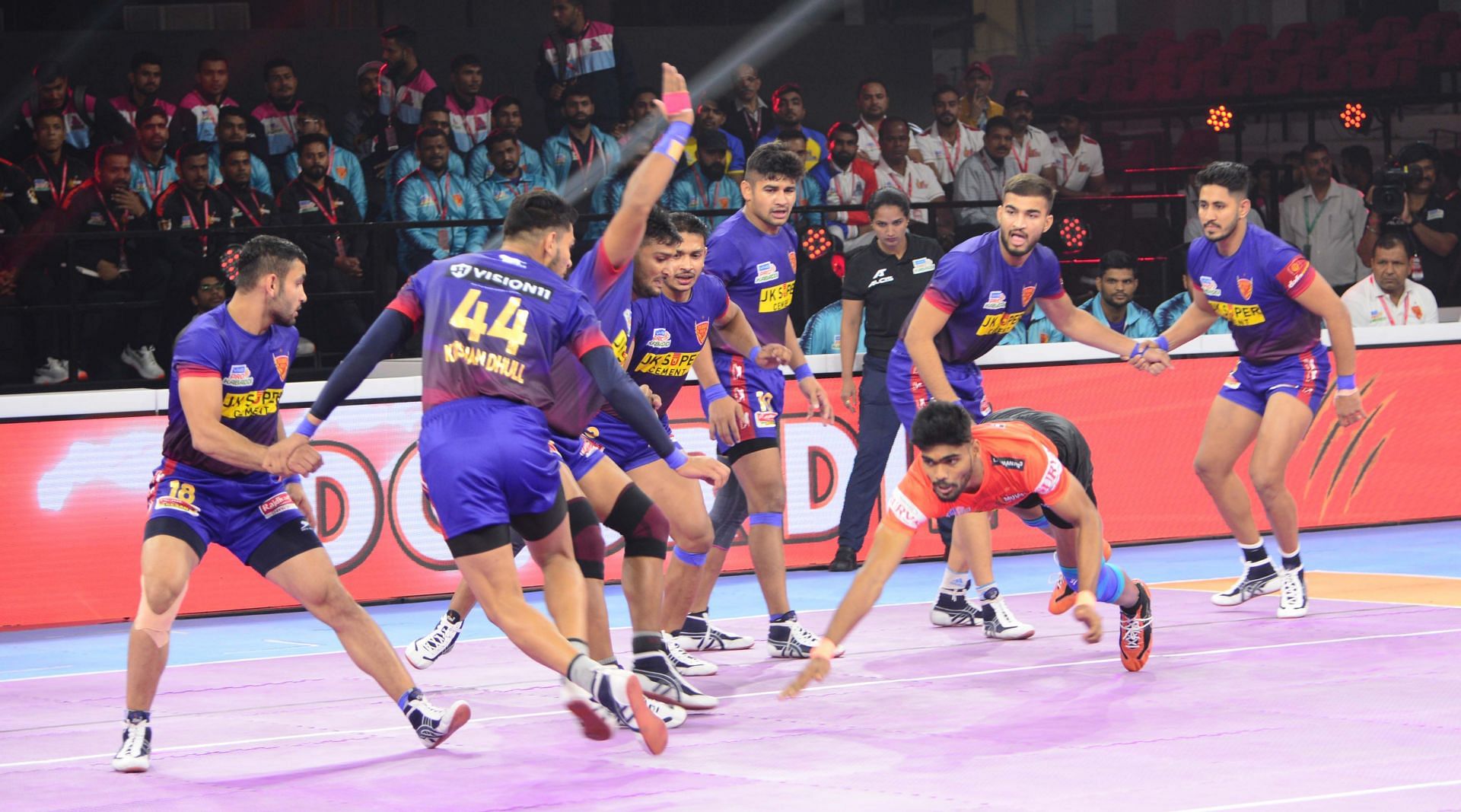 Dabang Delhi KC are the defending champions of Pro Kabaddi 2022 (Image: PKL)