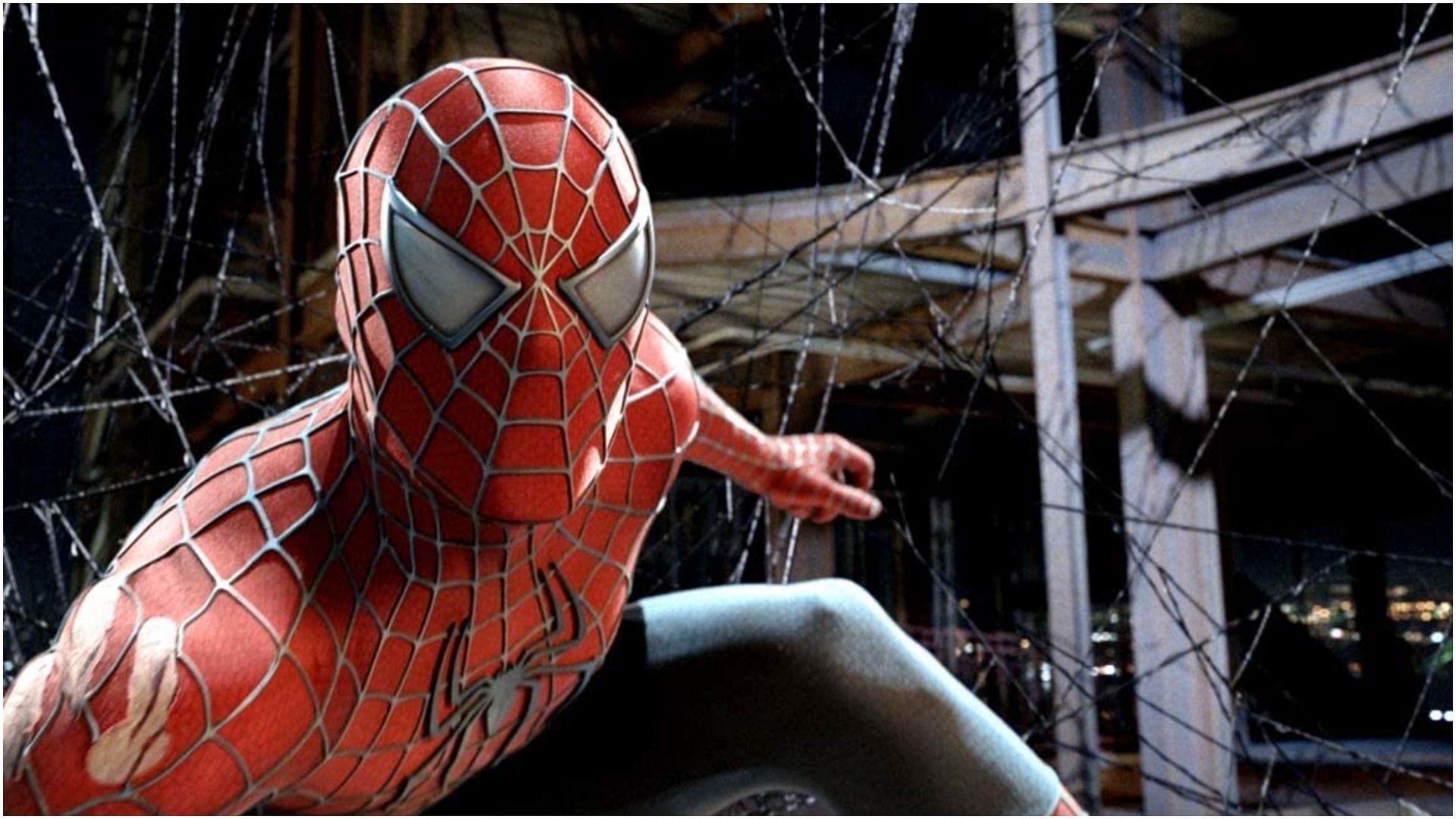 Tobey McGuire in Sam Raimi&#039;s SpiderMan (Image via Sony)