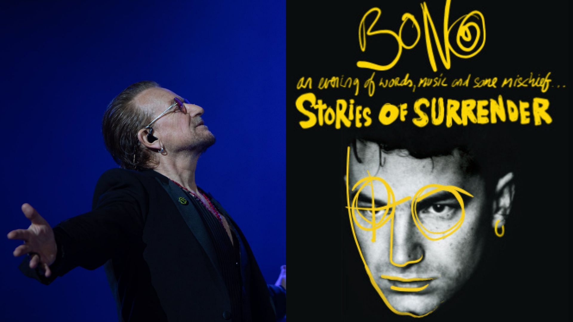 Bono for Stories of Surrender Tour (Image via Twitter/ Bono)