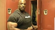 Ronnie Coleman wearing his police gear (Image via Twitter)
