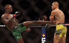 Israel Adesanya notes down incredible spinning head kick technique while gearing up for potential Alex Pereira rematch