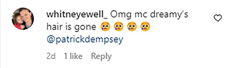 A comment speaking against the new look (Image via Instagram/ @whitneyewell_)