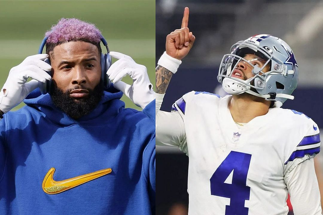 Odell Beckham Jr. visits Mavs game with Cowboys stars Micah Parsons, Trevon  Diggs 