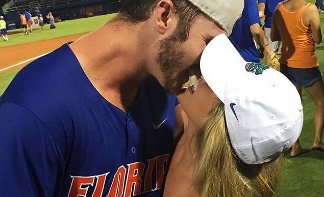 Ny Mets Pete Alonso Wife Haley Editorial Stock Photo - Stock Image