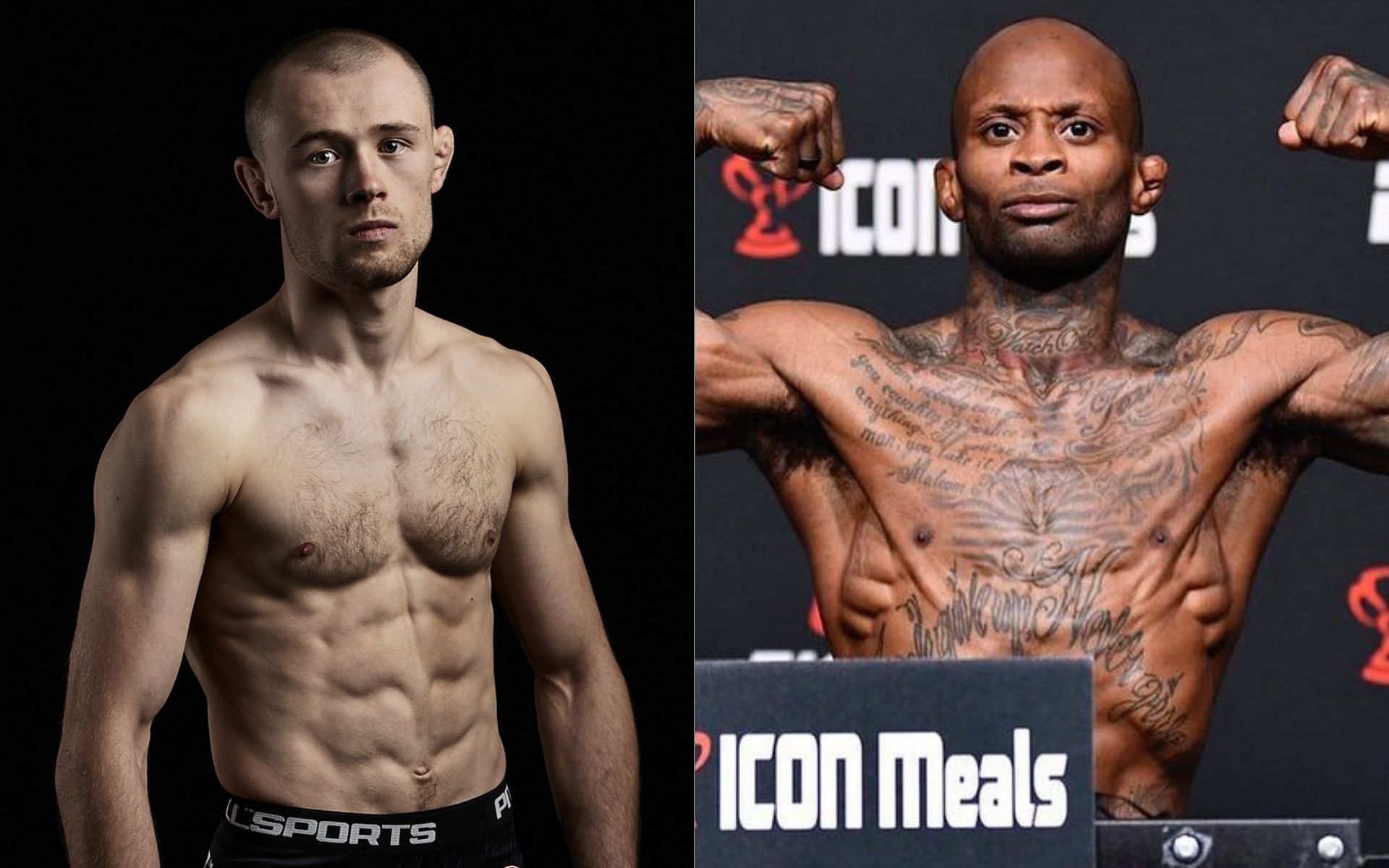 Jake Hadley (left) and Malcolm Gordon (right) [Image credits:@jakehadleymma and @malcolmxbruh on Instagram]