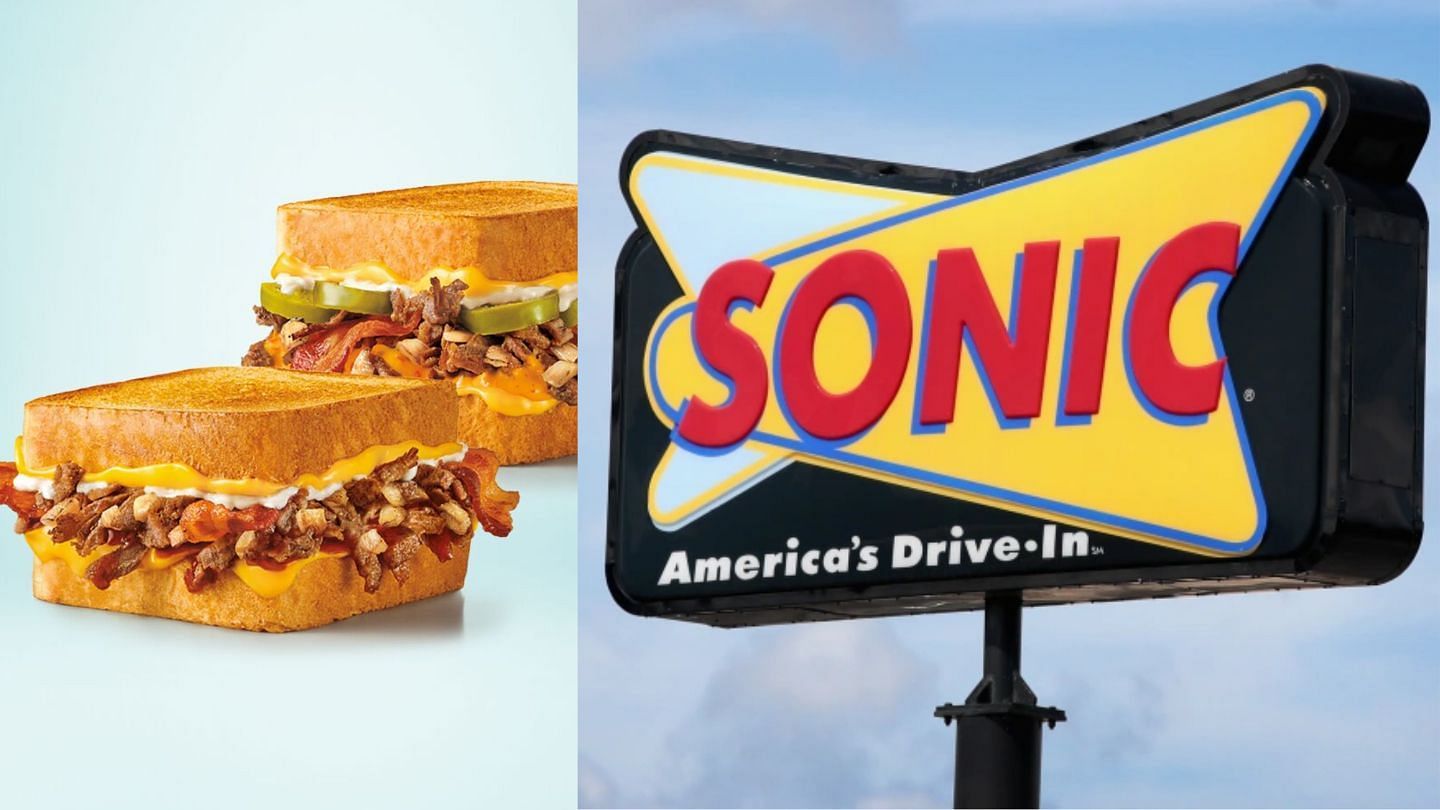 Sonic introduces a new Steak and Bacon Grilled Cheese Sandwich (Image via Sonic/Scott Olson/Getty Images)