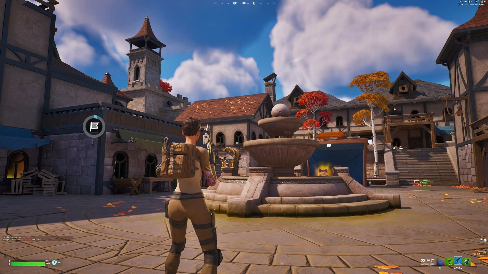 Anvil Square is one of the most popular landing spots in the current Fortnite season (Image via Epic Games)