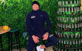 Conor McGregor sends heartfelt holiday wishes to fans while posing with Proper 12 Christmas tree