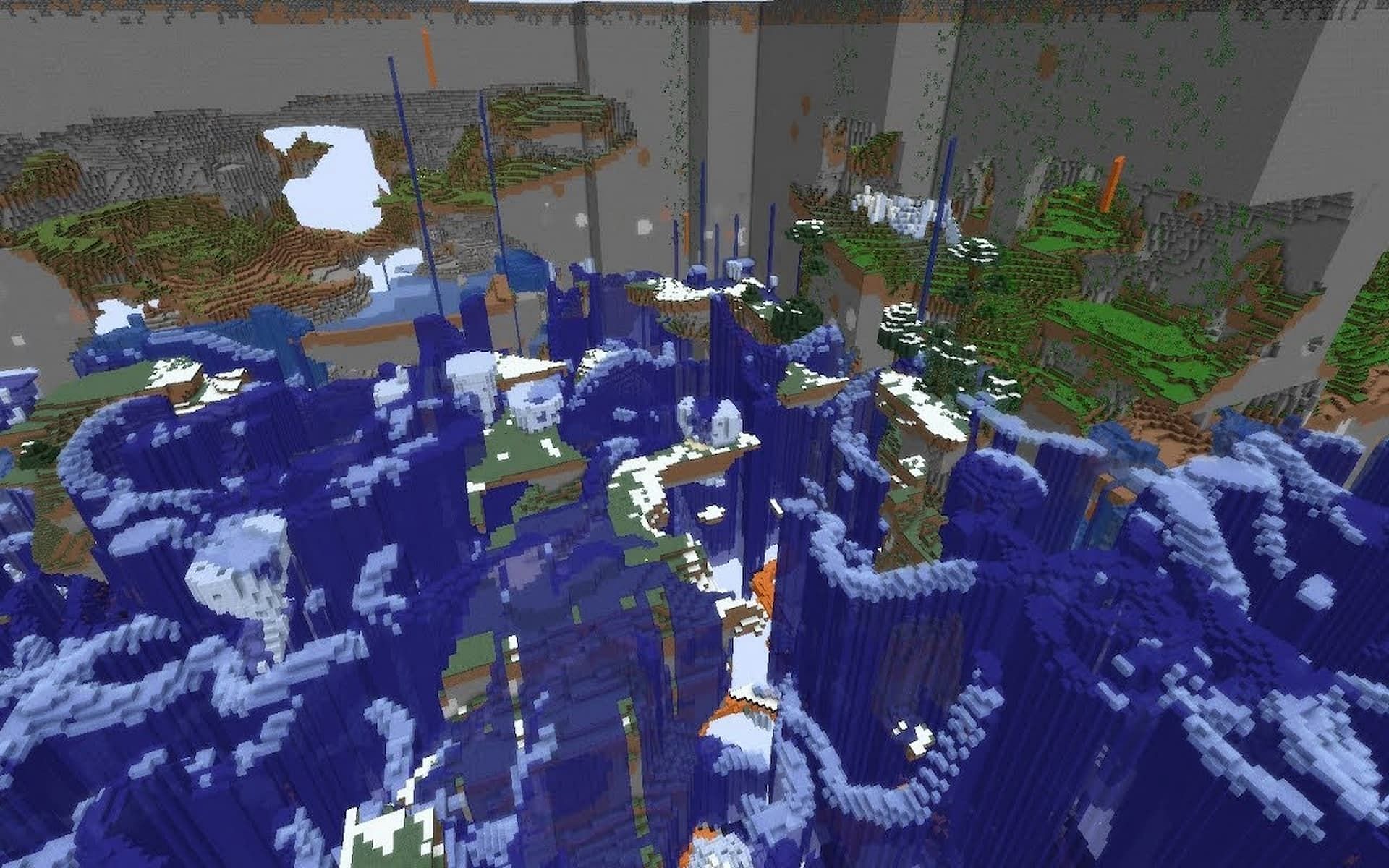 What is single biome world in Minecraft