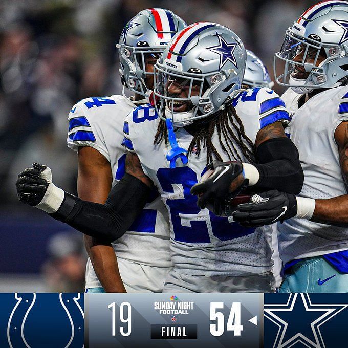 Colts 19-54 Cowboys (Dec 4, 2022) Final Score - ESPN