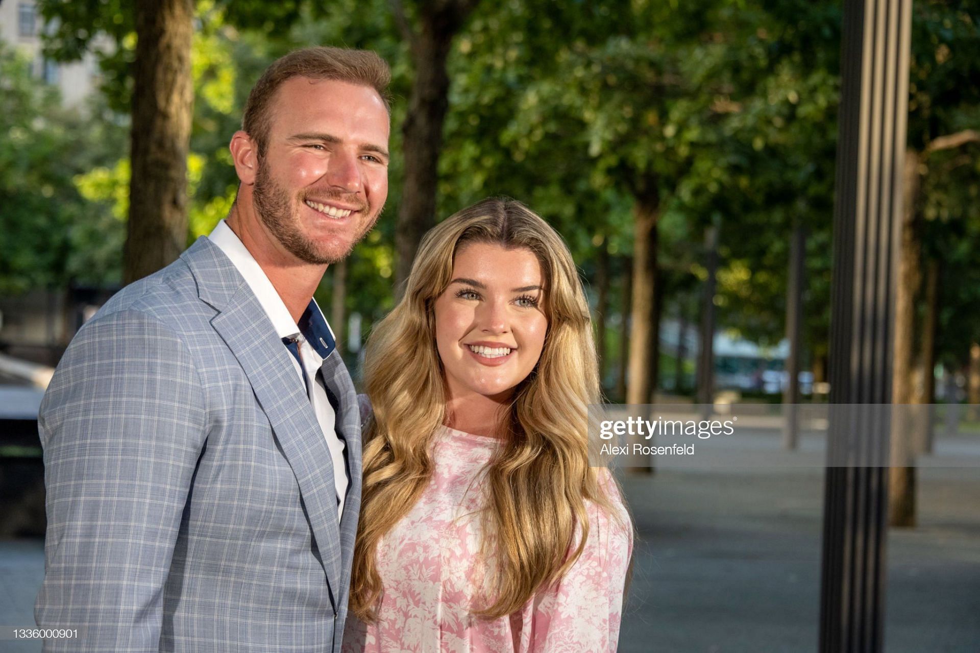 Pete Alonso with his wife Haley Walsh