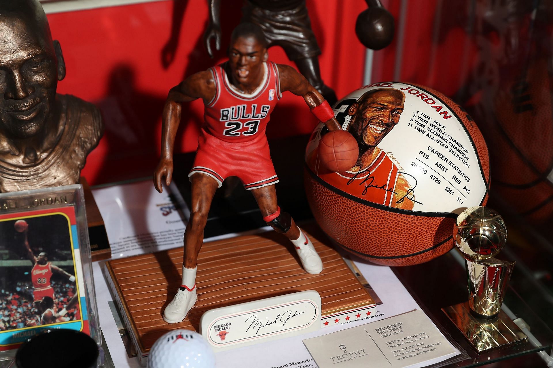 Michael Jordan&#039;s awards include five MVP trophies.