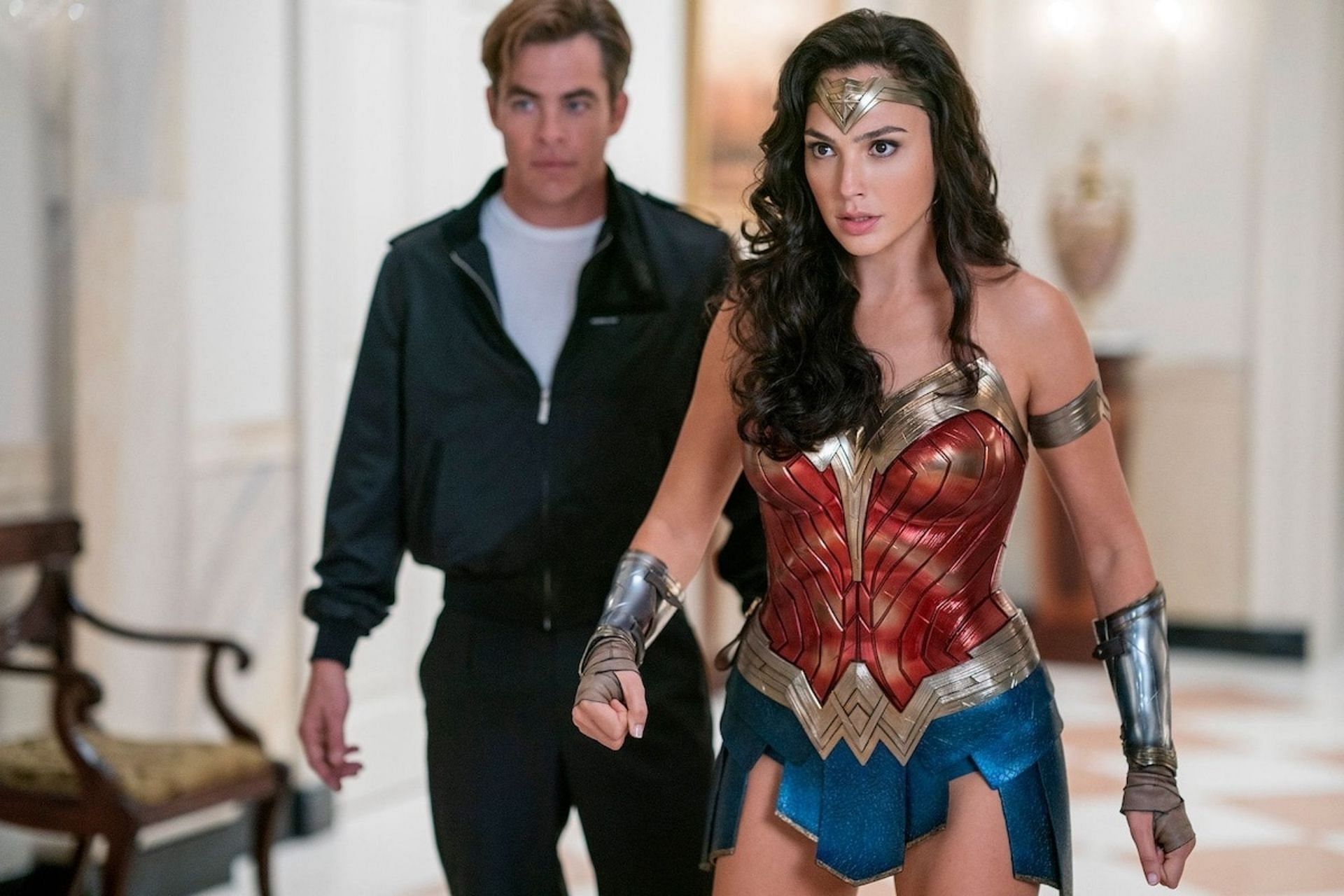 Wonder Woman and Steve Trevor in Wonder Woman, 2017 (Image via Warner Bros.)