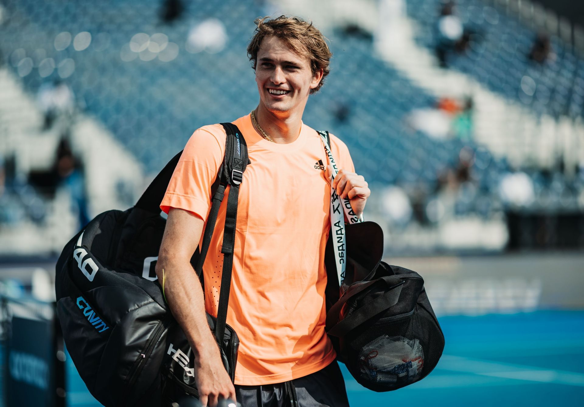 Alexander Zverev at the 2022 Diriyah Tennis Cup.