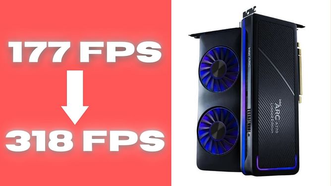 How do the new Intel Arc drivers deliver twice the performance in CS: GO?