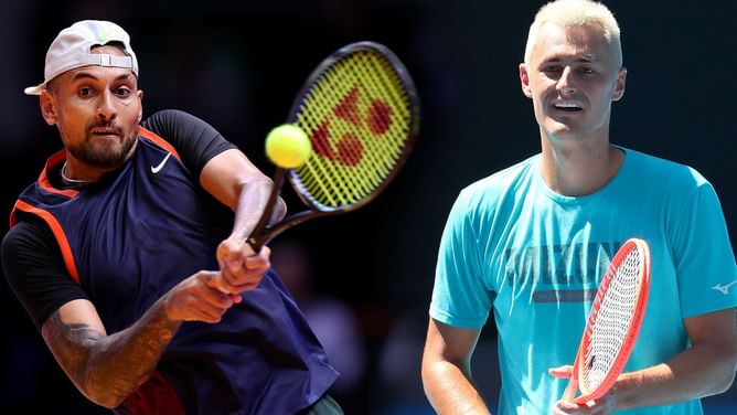 Nick Kyrgios mocks the idea of Bernard Tomic earning a wildcard for the Australian Open in 2023